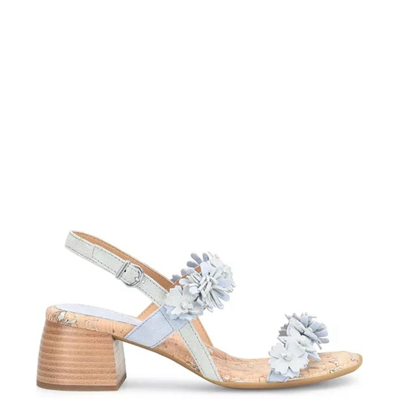 Born Women's Light Blue Floral Sandals Size 8 - Picture 3 of 8